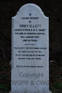 Hong Kong Cemetery - Elliott, Sidney